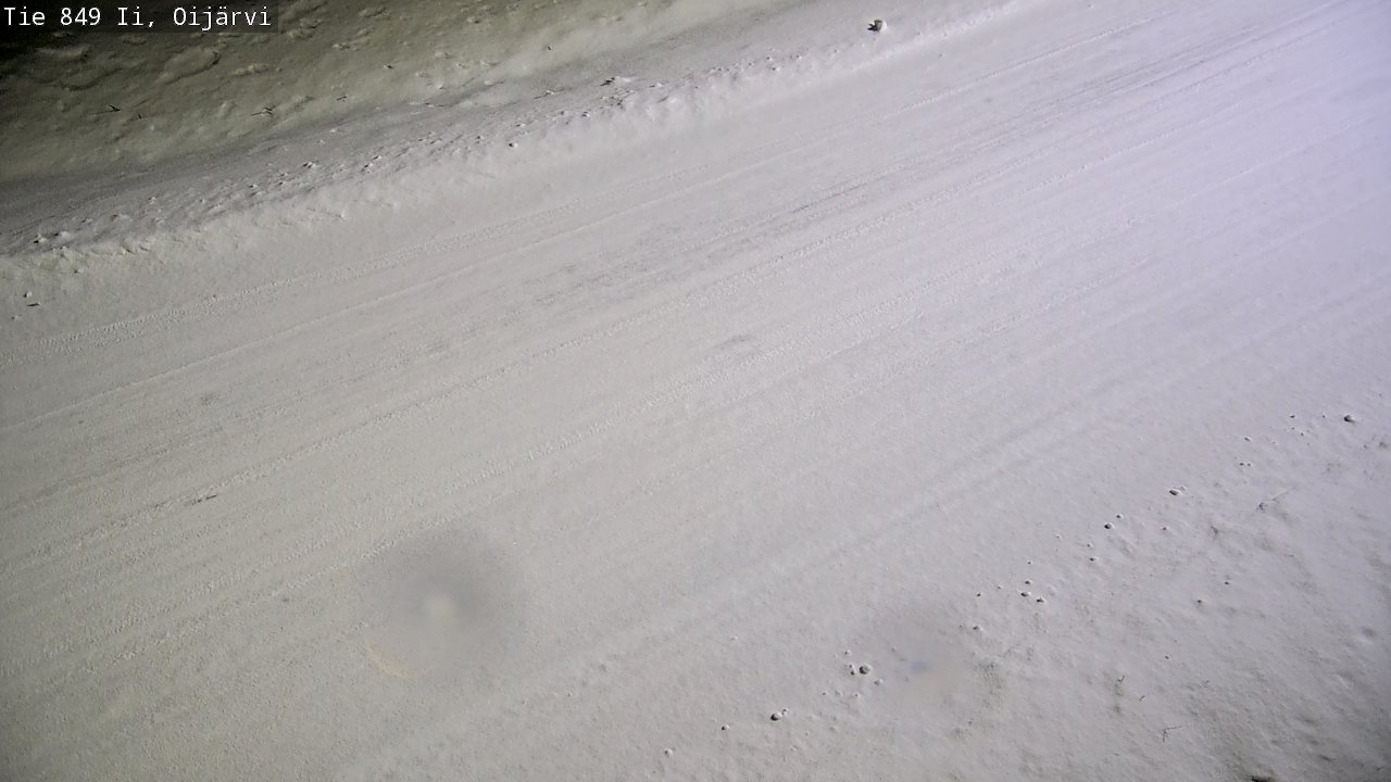 Weather Camera Image Väg 849 Ijo Oijärvi, Ii, Pohjois-Pohjanmaa