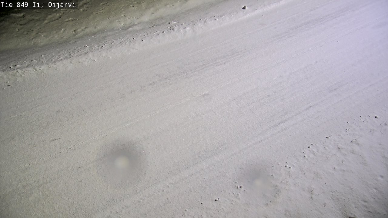 Weather Camera Image Väg 849 Ijo Oijärvi, Ii, Pohjois-Pohjanmaa