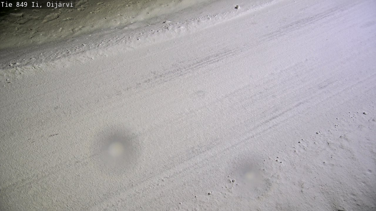 Weather Camera Image Väg 849 Ijo Oijärvi, Ii, Pohjois-Pohjanmaa