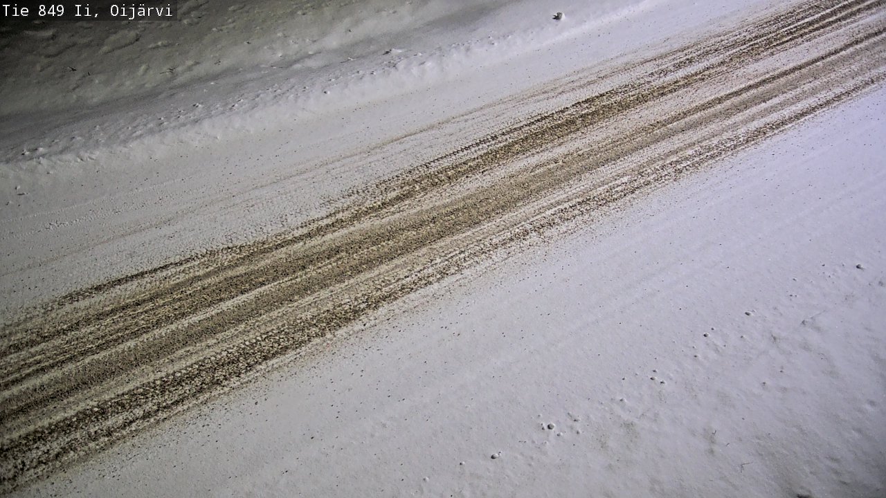 Weather Camera Image Väg 849 Ijo Oijärvi, Ii, Pohjois-Pohjanmaa