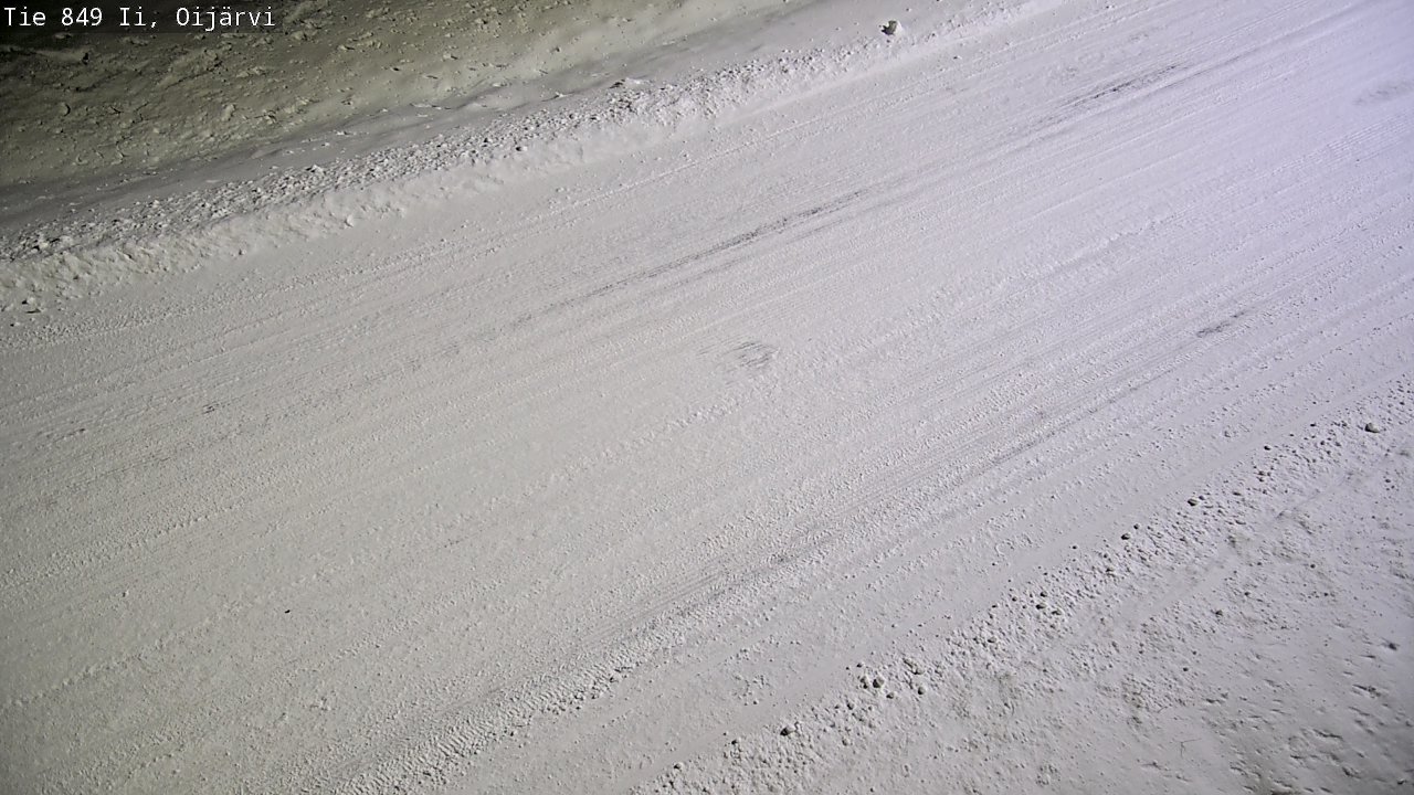 Weather Camera Image Väg 849 Ijo Oijärvi, Ii, Pohjois-Pohjanmaa