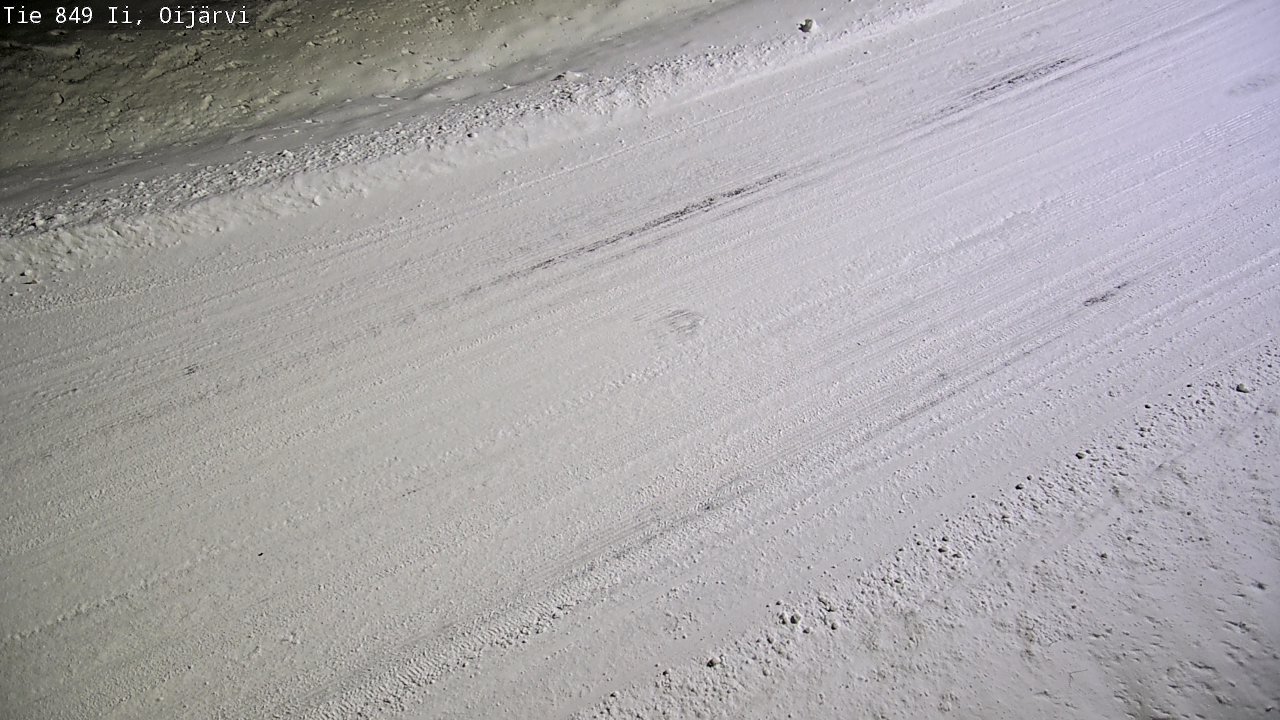 Weather Camera Image Väg 849 Ijo Oijärvi, Ii, Pohjois-Pohjanmaa