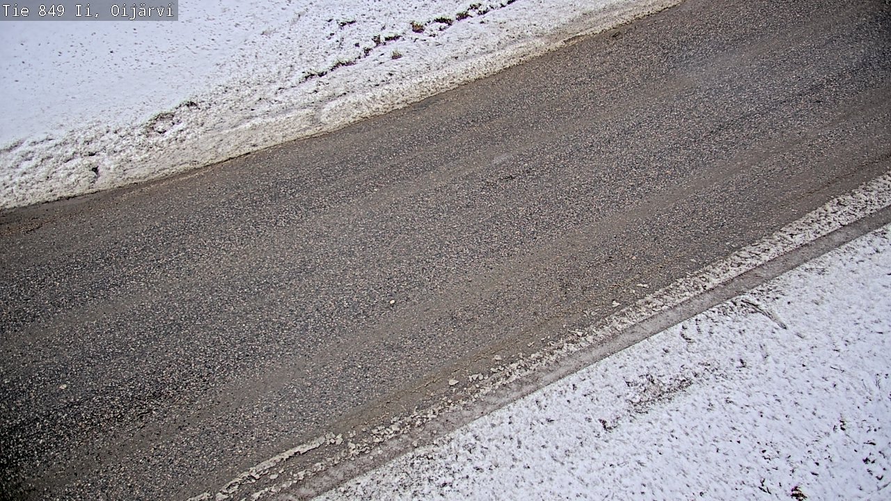 Weather Camera Image Väg 849 Ijo Oijärvi, Ii, Pohjois-Pohjanmaa