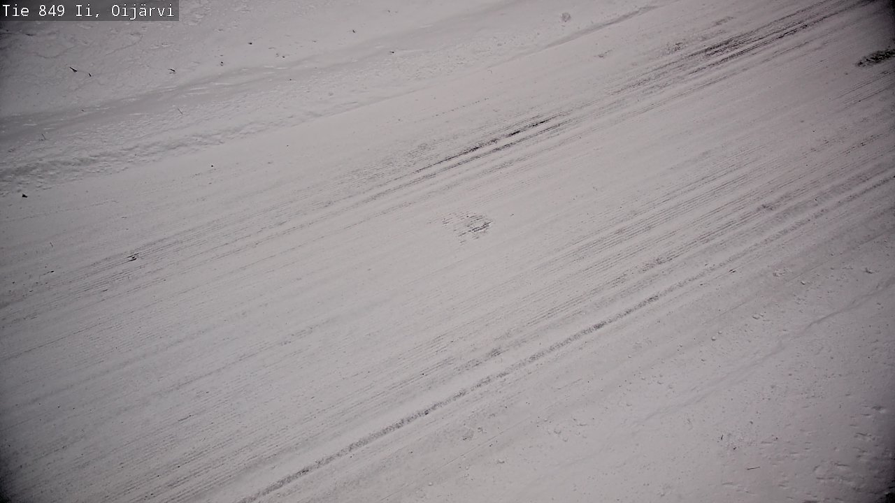 Weather Camera Image Väg 849 Ijo Oijärvi, Ii, Pohjois-Pohjanmaa