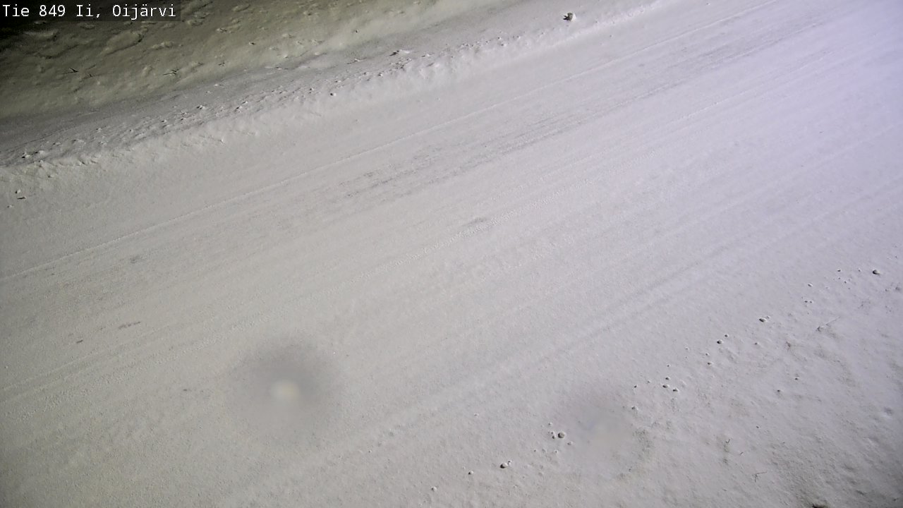 Weather Camera Image Väg 849 Ijo Oijärvi, Ii, Pohjois-Pohjanmaa