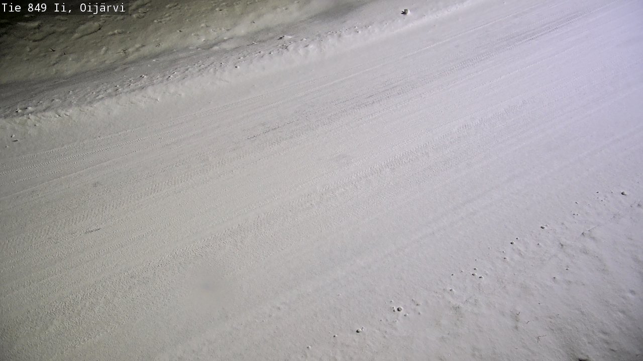 Weather Camera Image Väg 849 Ijo Oijärvi, Ii, Pohjois-Pohjanmaa