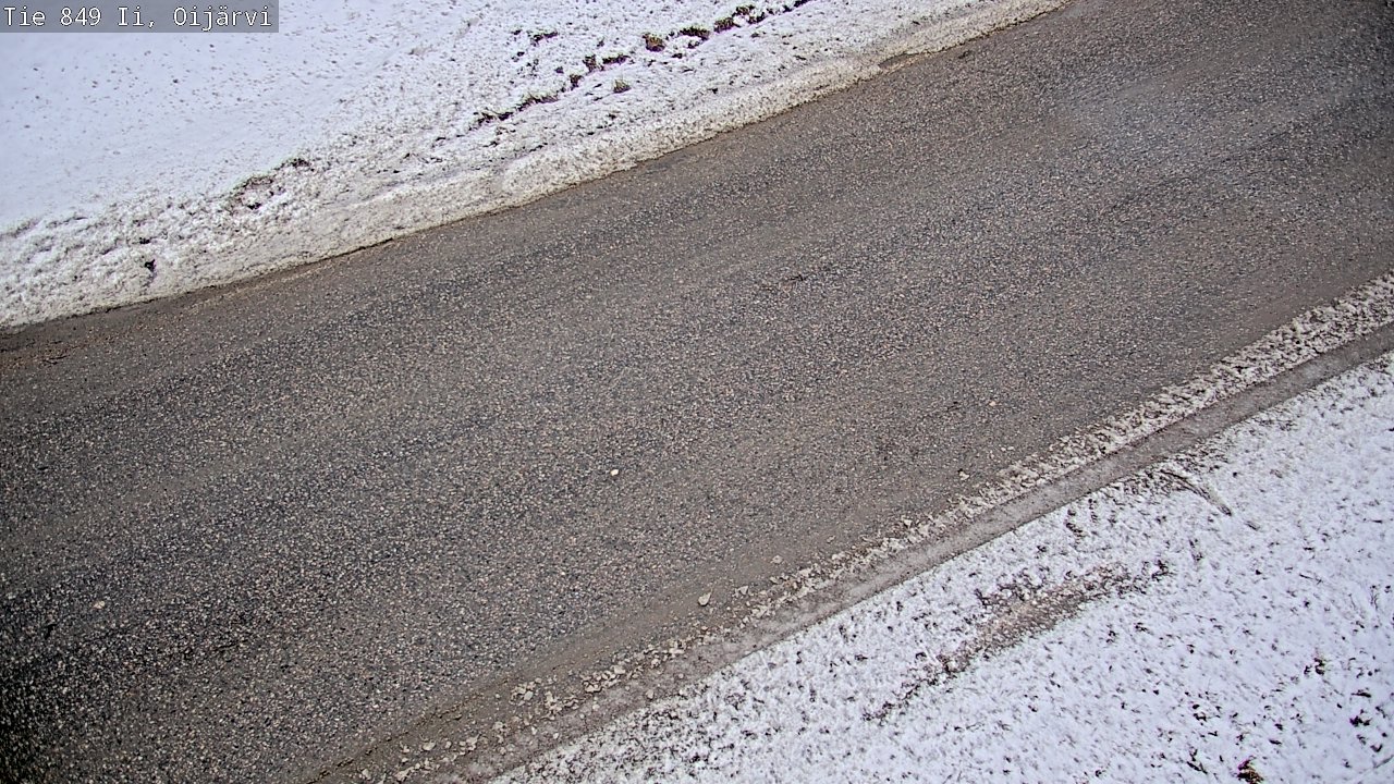 Weather Camera Image Road 849 Ii Oijärvi, Ii, Pohjois-Pohjanmaa