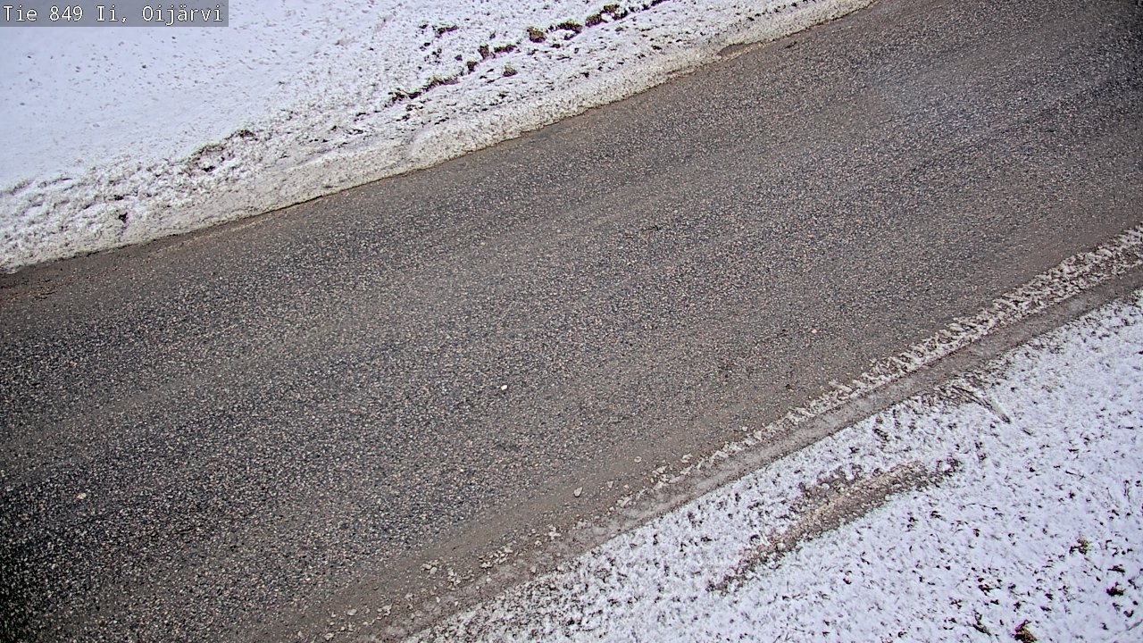 Weather Camera Image Road 849 Ii Oijärvi, Ii, Pohjois-Pohjanmaa