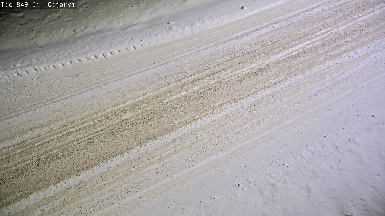 Weather Camera Image Väg 849 Ijo Oijärvi, Ii, Pohjois-Pohjanmaa
