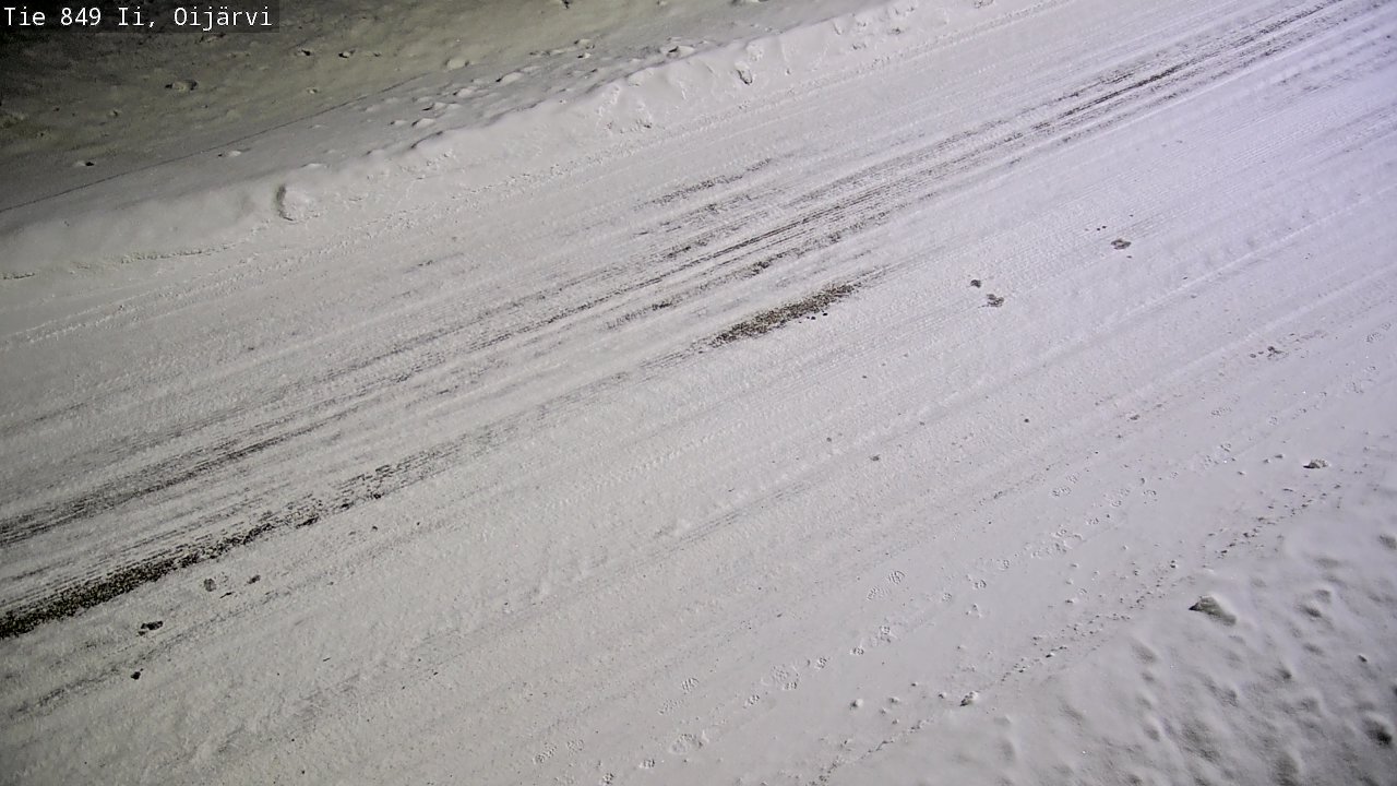 Weather Camera Image Road 849 Ii Oijärvi, Ii, Pohjois-Pohjanmaa