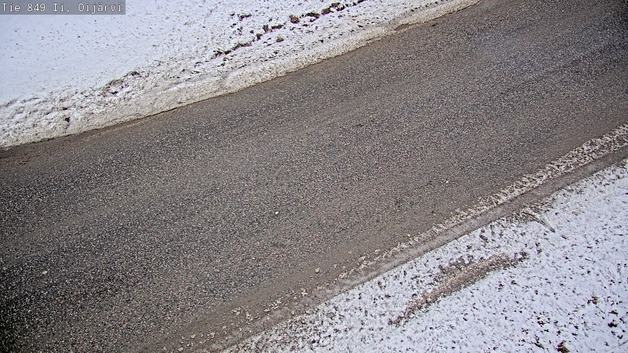 Weather Camera Image Road 849 Ii Oijärvi, Ii, Pohjois-Pohjanmaa