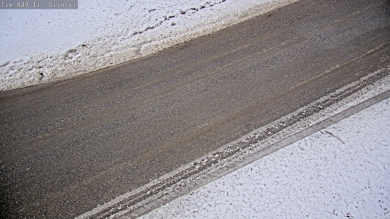 Weather Camera Image Väg 849 Ijo Oijärvi, Ii, Pohjois-Pohjanmaa