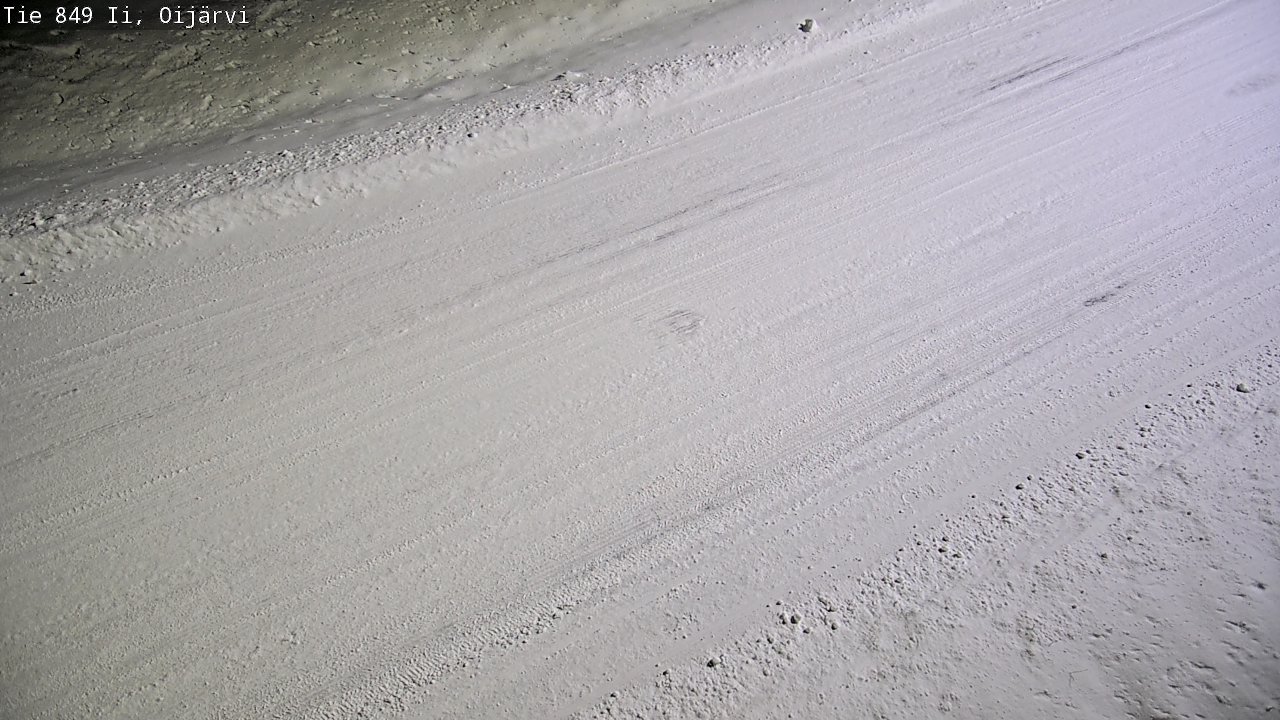 Weather Camera Image Väg 849 Ijo Oijärvi, Ii, Pohjois-Pohjanmaa