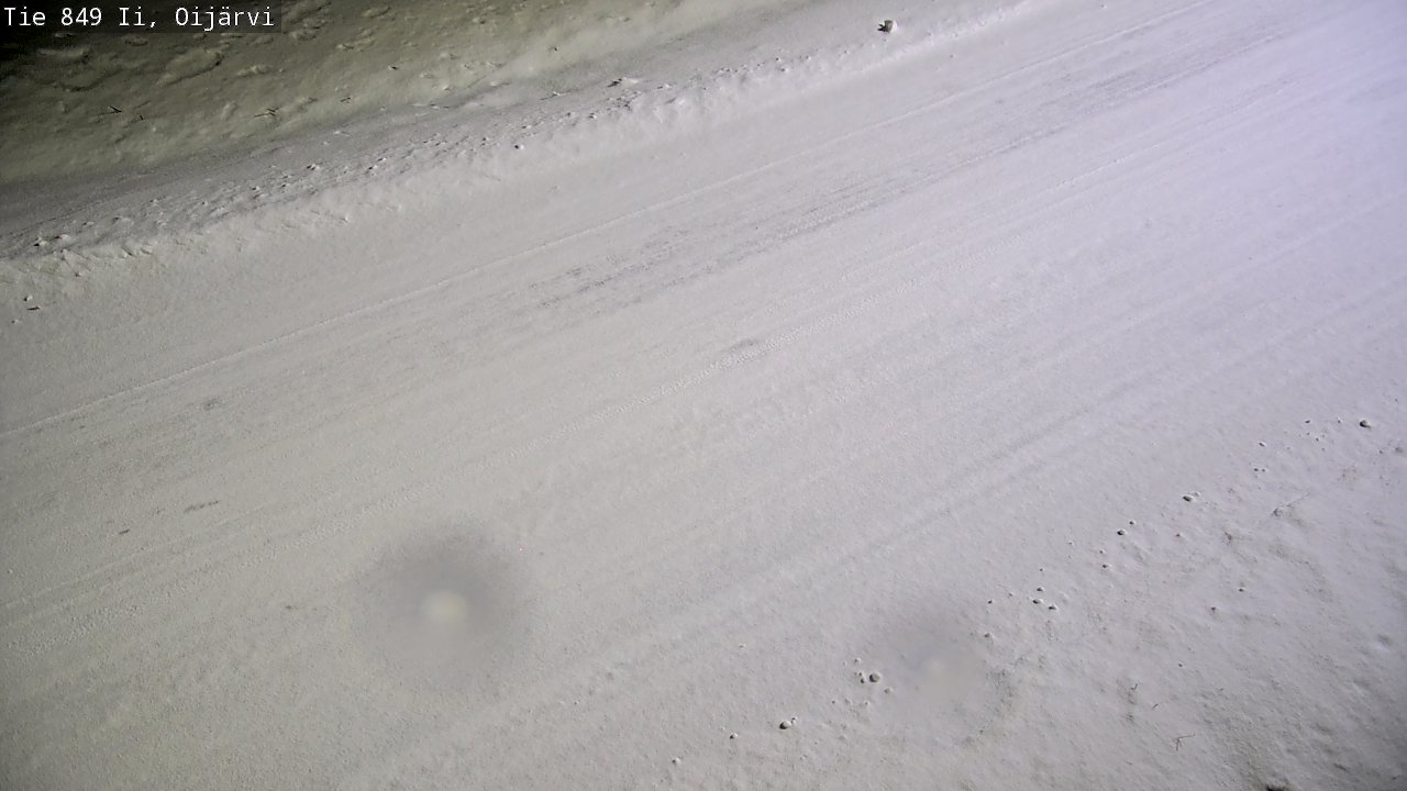 Weather Camera Image Väg 849 Ijo Oijärvi, Ii, Pohjois-Pohjanmaa
