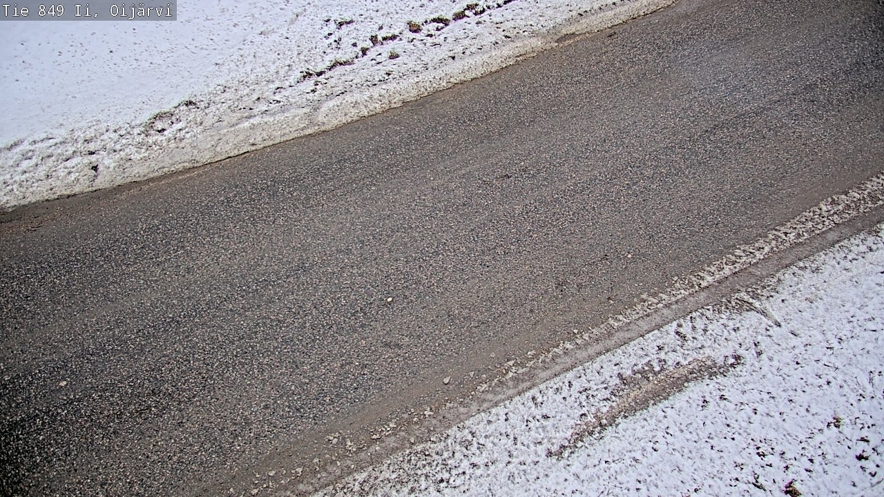 Weather Camera Image Road 849 Ii Oijärvi, Ii, Pohjois-Pohjanmaa