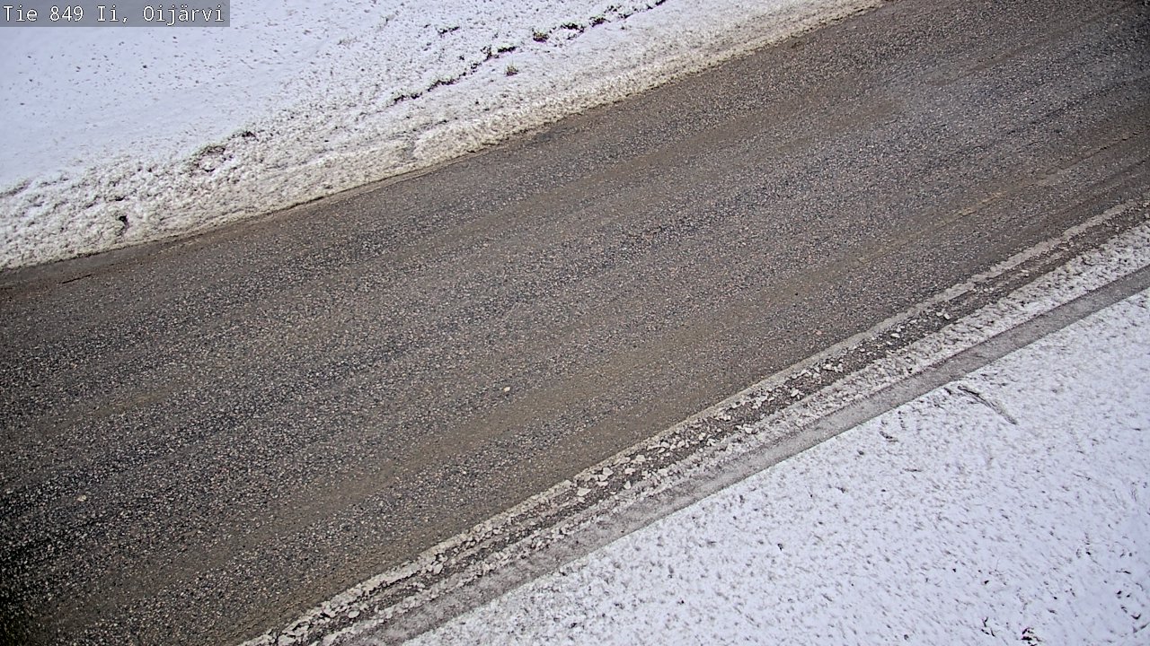 Weather Camera Image Väg 849 Ijo Oijärvi, Ii, Pohjois-Pohjanmaa