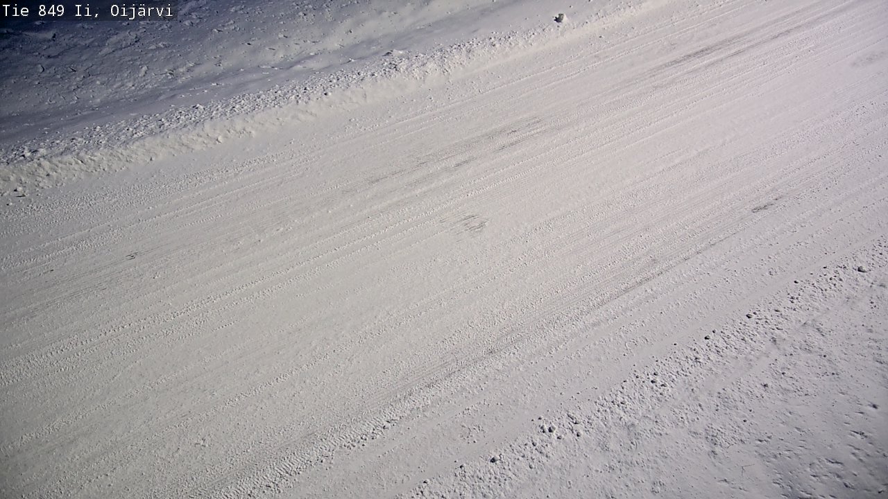 Weather Camera Image Väg 849 Ijo Oijärvi, Ii, Pohjois-Pohjanmaa