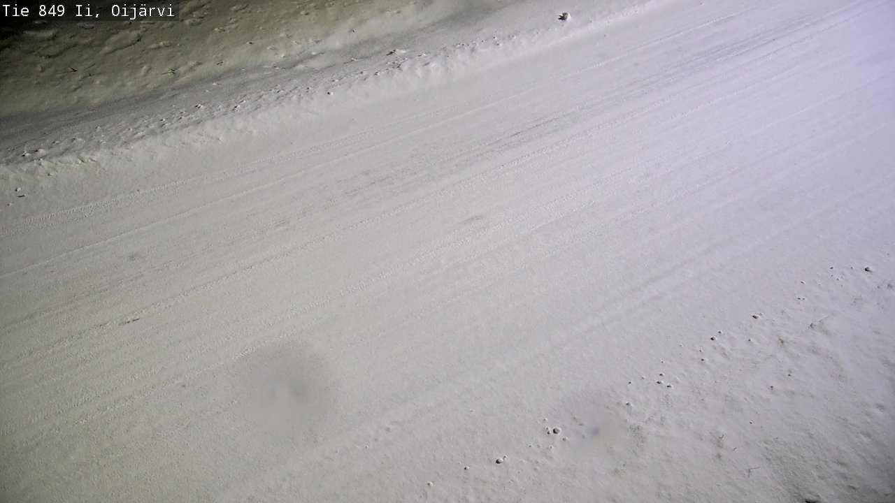 Weather Camera Image Väg 849 Ijo Oijärvi, Ii, Pohjois-Pohjanmaa