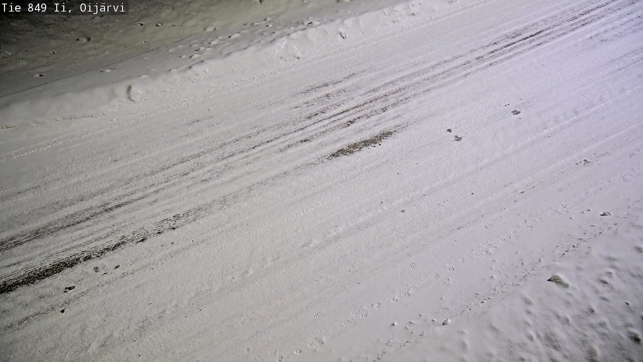 Weather Camera Image Road 849 Ii Oijärvi, Ii, Pohjois-Pohjanmaa