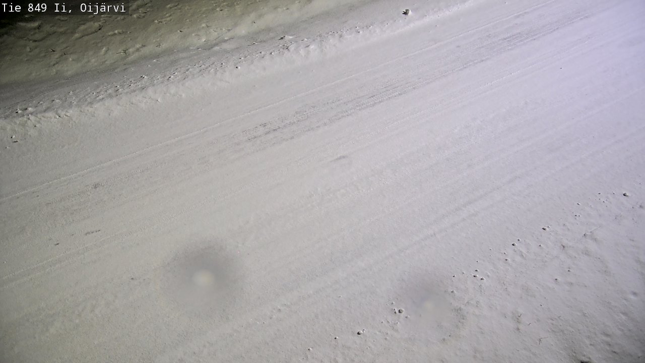 Weather Camera Image Väg 849 Ijo Oijärvi, Ii, Pohjois-Pohjanmaa