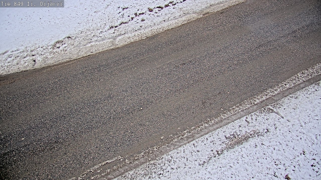 Weather Camera Image Väg 849 Ijo Oijärvi, Ii, Pohjois-Pohjanmaa