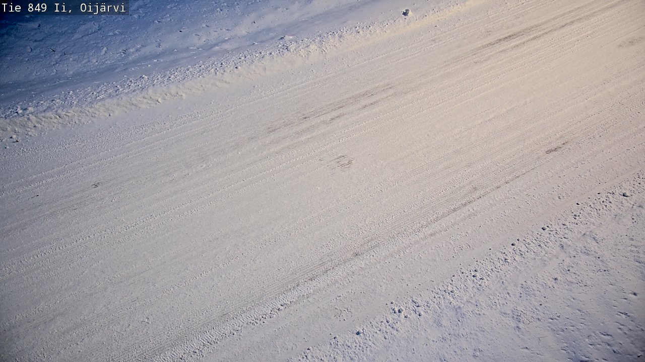 Weather Camera Image Väg 849 Ijo Oijärvi, Ii, Pohjois-Pohjanmaa