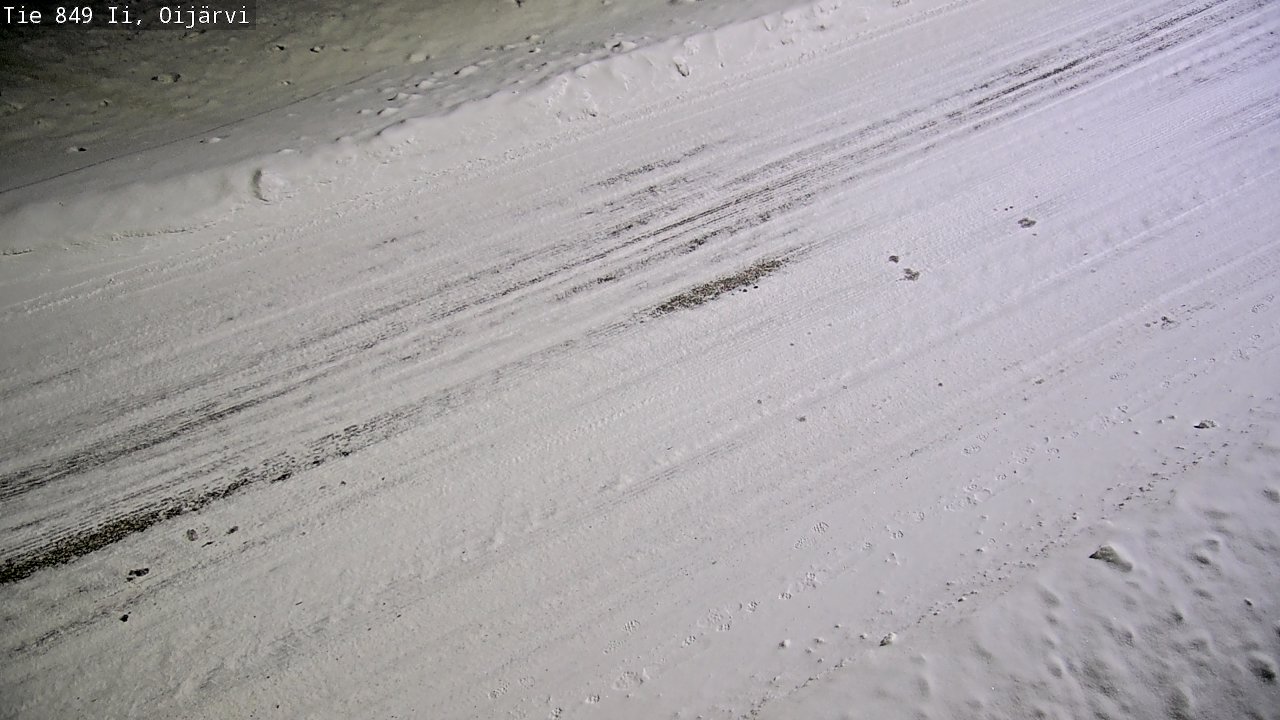 Weather Camera Image Road 849 Ii Oijärvi, Ii, Pohjois-Pohjanmaa