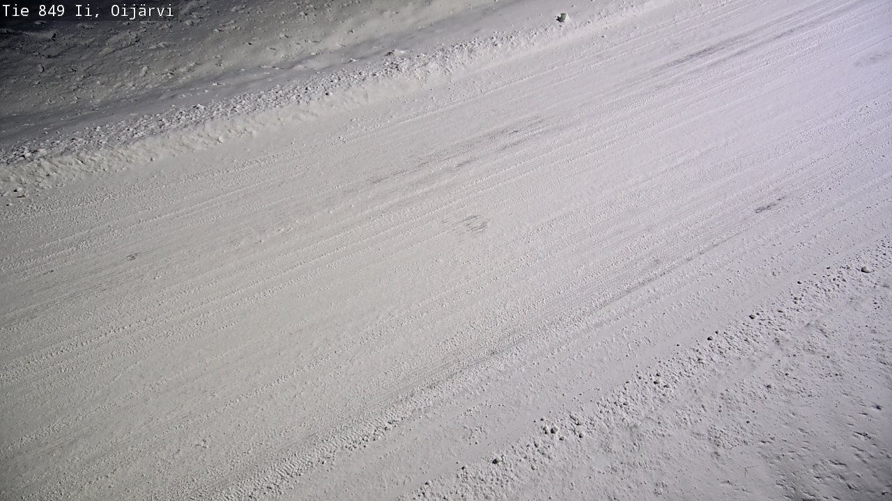 Weather Camera Image Väg 849 Ijo Oijärvi, Ii, Pohjois-Pohjanmaa
