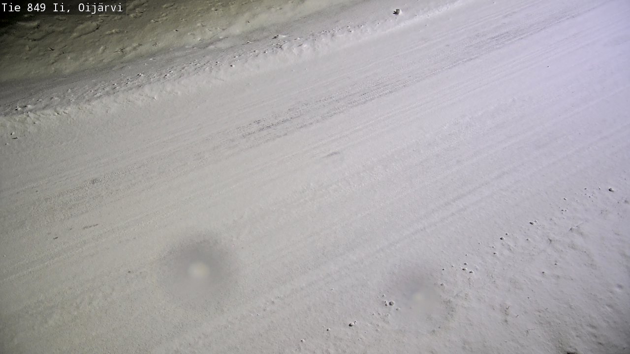 Weather Camera Image Väg 849 Ijo Oijärvi, Ii, Pohjois-Pohjanmaa