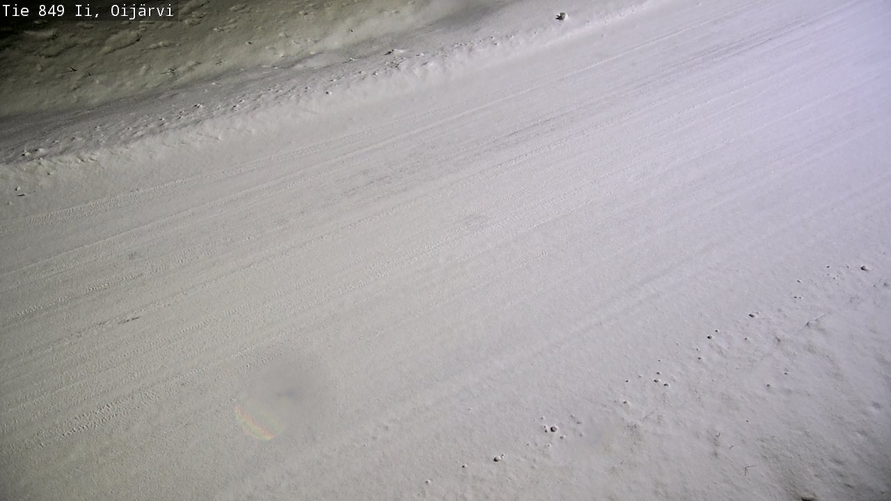 Weather Camera Image Väg 849 Ijo Oijärvi, Ii, Pohjois-Pohjanmaa