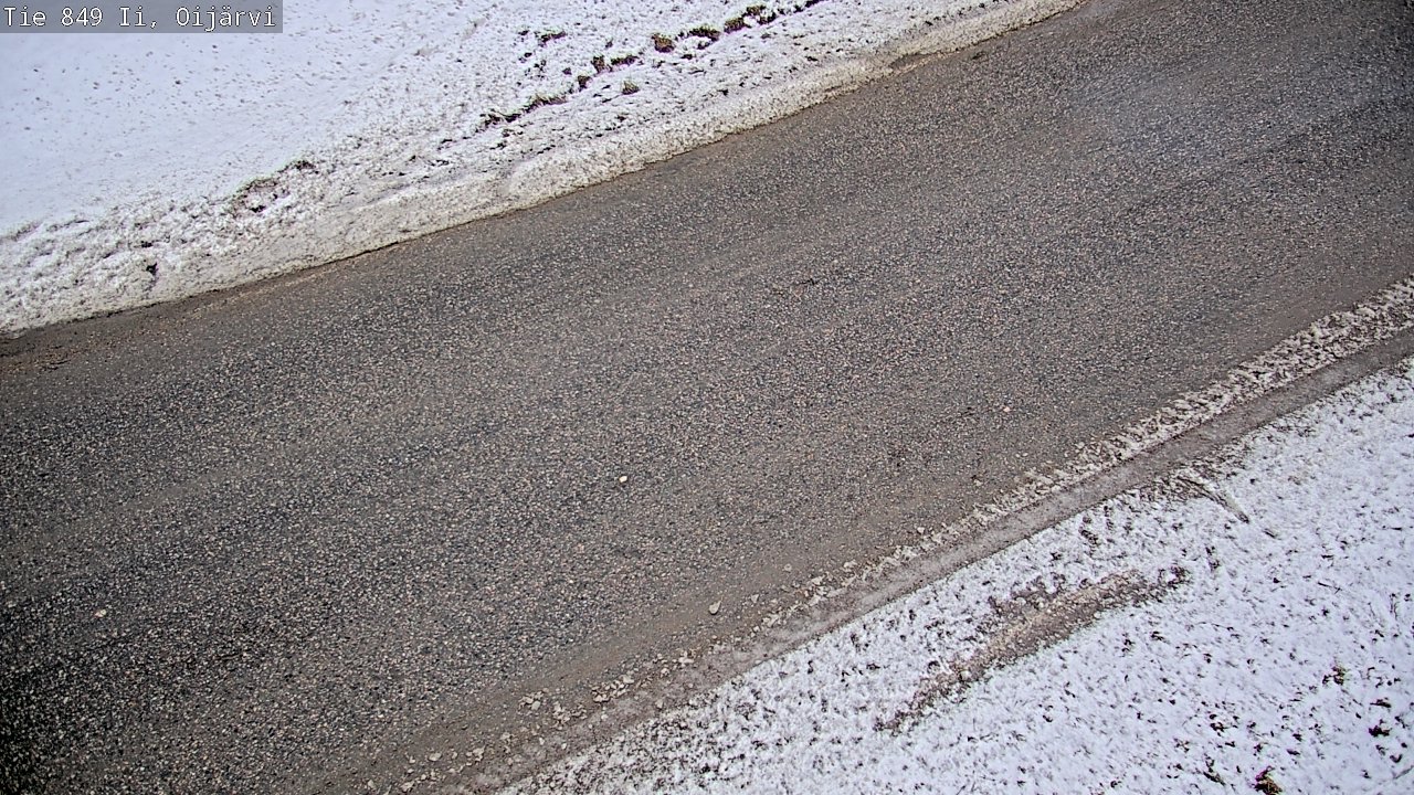 Weather Camera Image Road 849 Ii Oijärvi, Ii, Pohjois-Pohjanmaa