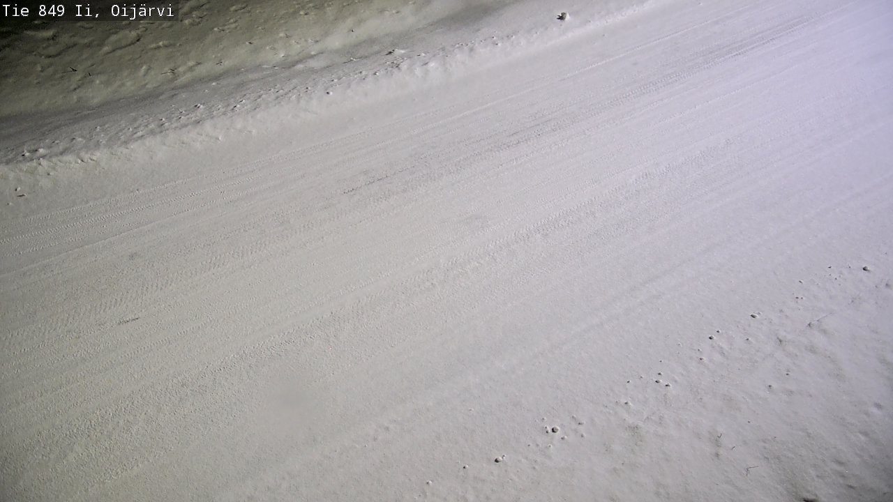 Weather Camera Image Väg 849 Ijo Oijärvi, Ii, Pohjois-Pohjanmaa