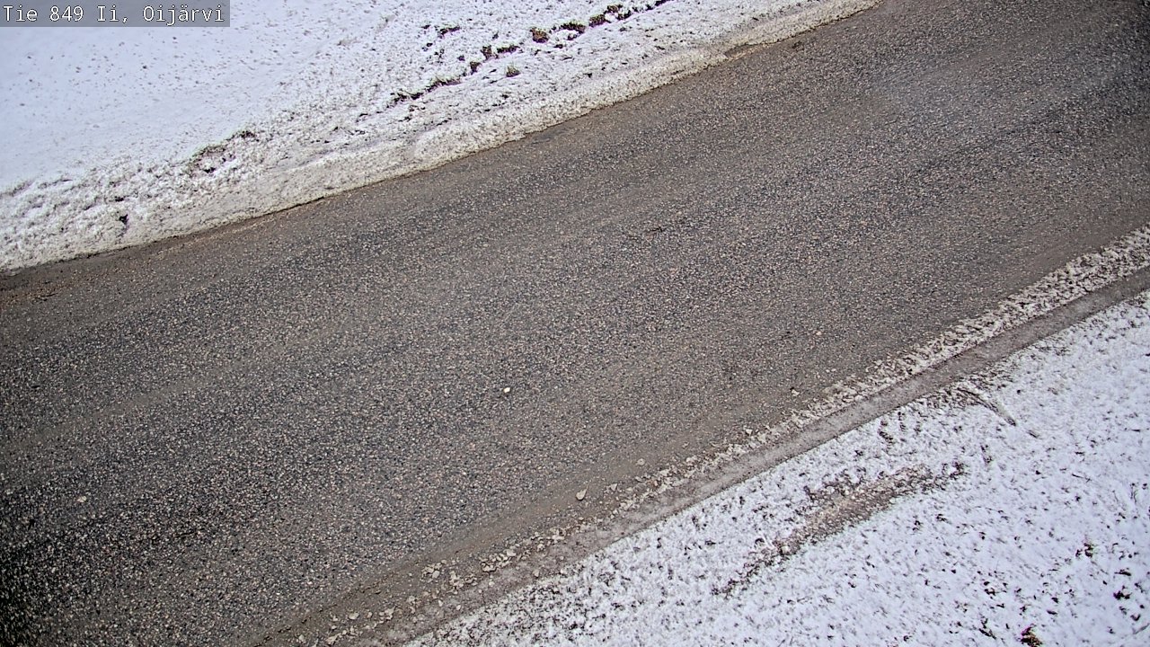 Weather Camera Image Road 849 Ii Oijärvi, Ii, Pohjois-Pohjanmaa