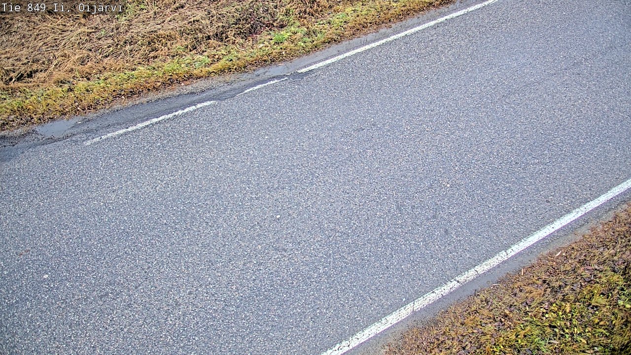 Weather Camera Image Väg 849 Ijo Oijärvi, Ii, Pohjois-Pohjanmaa