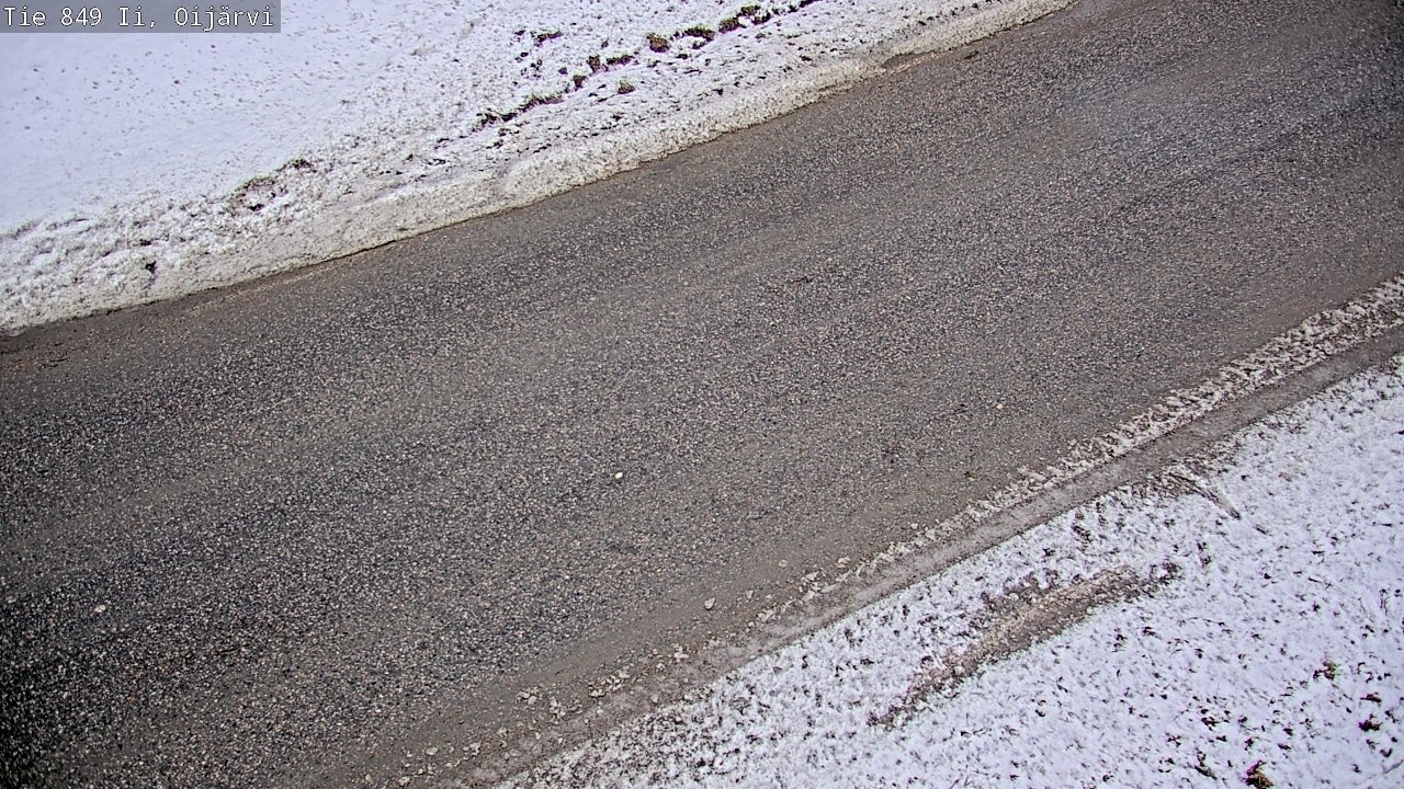 Weather Camera Image Road 849 Ii Oijärvi, Ii, Pohjois-Pohjanmaa