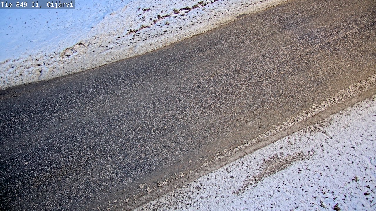 Weather Camera Image Road 849 Ii Oijärvi, Ii, Pohjois-Pohjanmaa