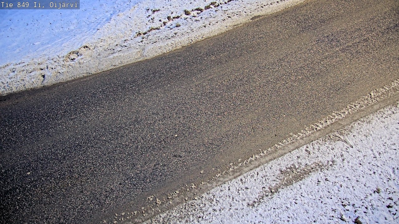 Weather Camera Image Road 849 Ii Oijärvi, Ii, Pohjois-Pohjanmaa