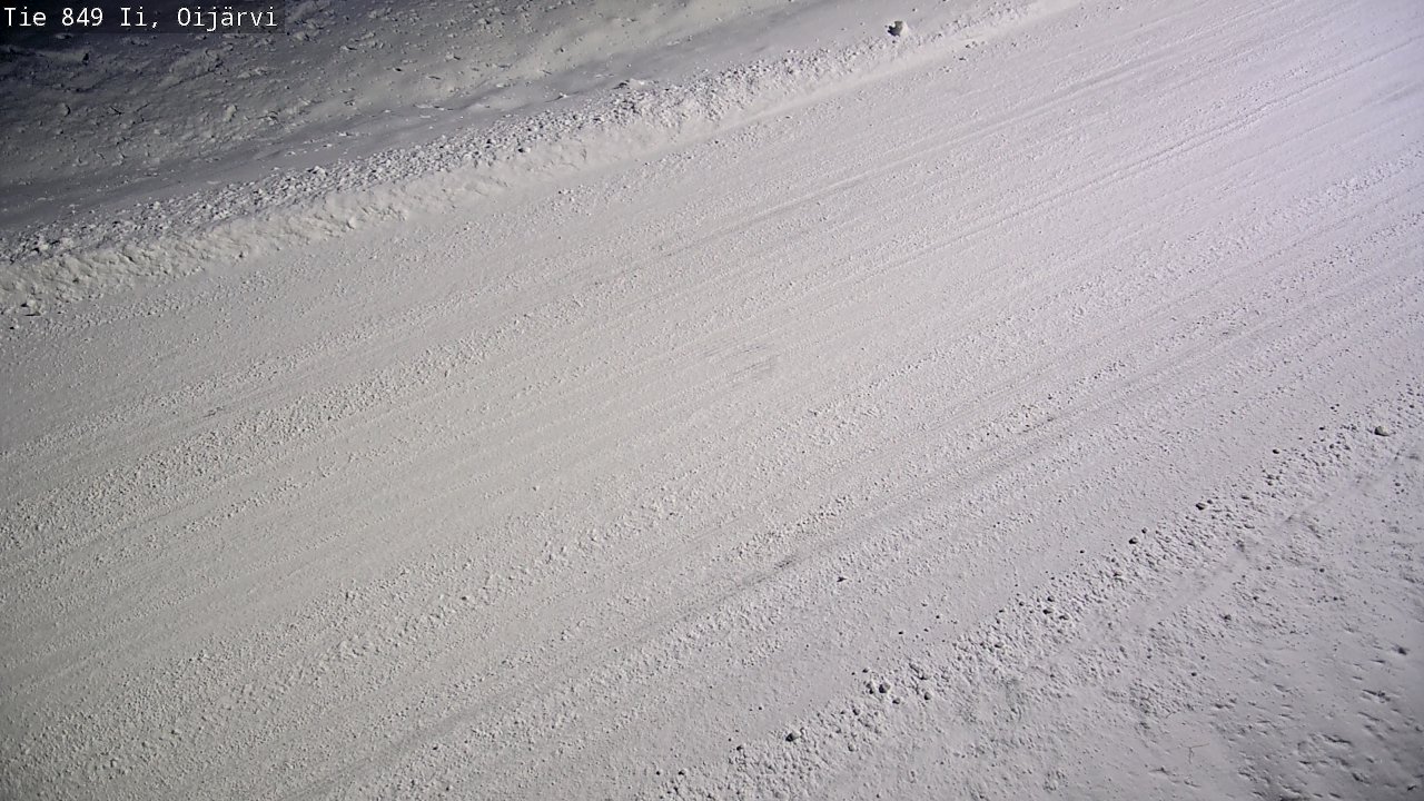 Weather Camera Image Väg 849 Ijo Oijärvi, Ii, Pohjois-Pohjanmaa