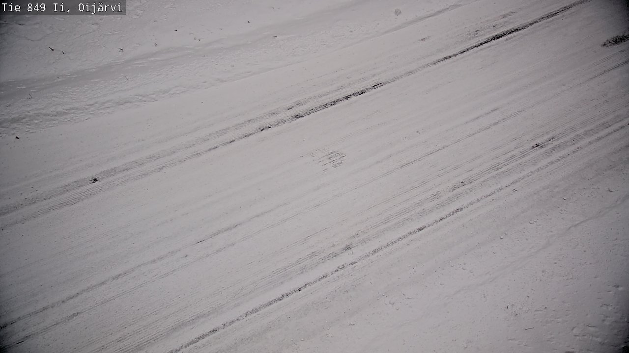 Weather Camera Image Väg 849 Ijo Oijärvi, Ii, Pohjois-Pohjanmaa