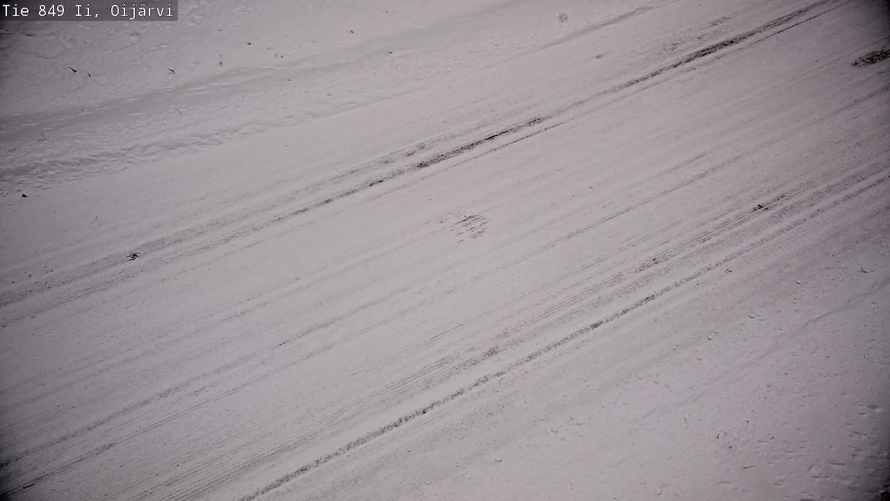 Weather Camera Image Väg 849 Ijo Oijärvi, Ii, Pohjois-Pohjanmaa
