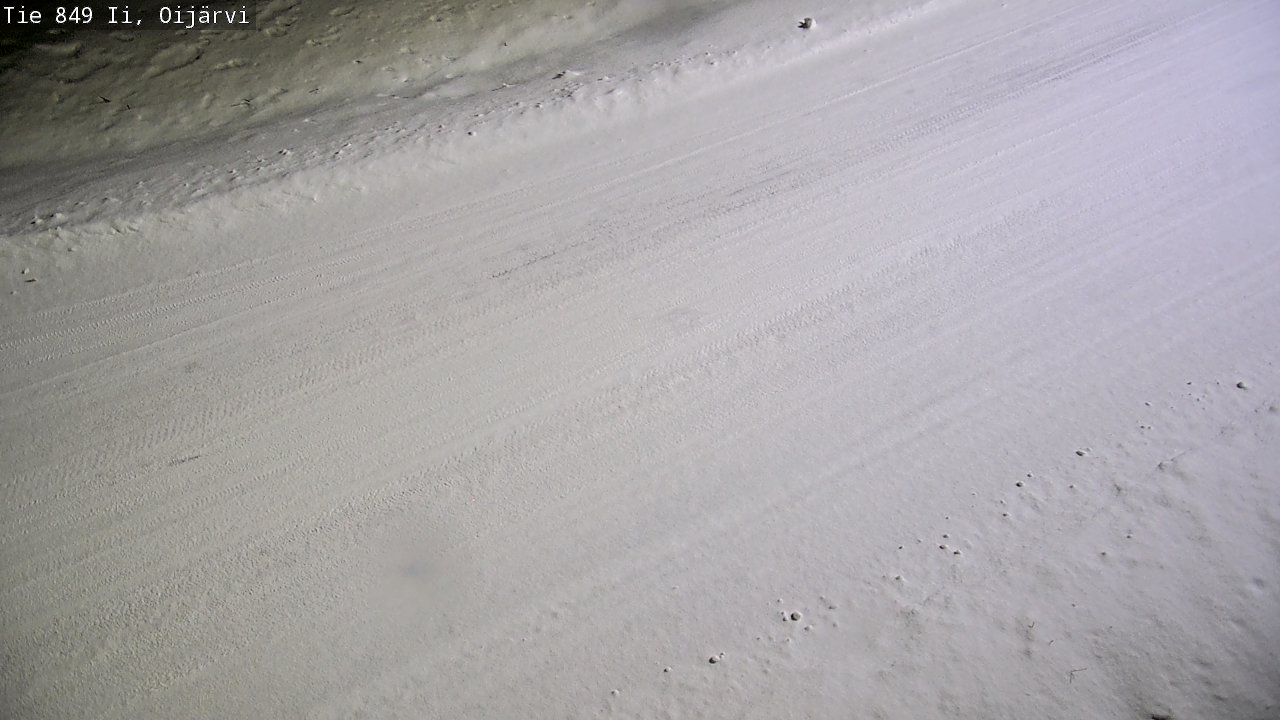 Weather Camera Image Väg 849 Ijo Oijärvi, Ii, Pohjois-Pohjanmaa