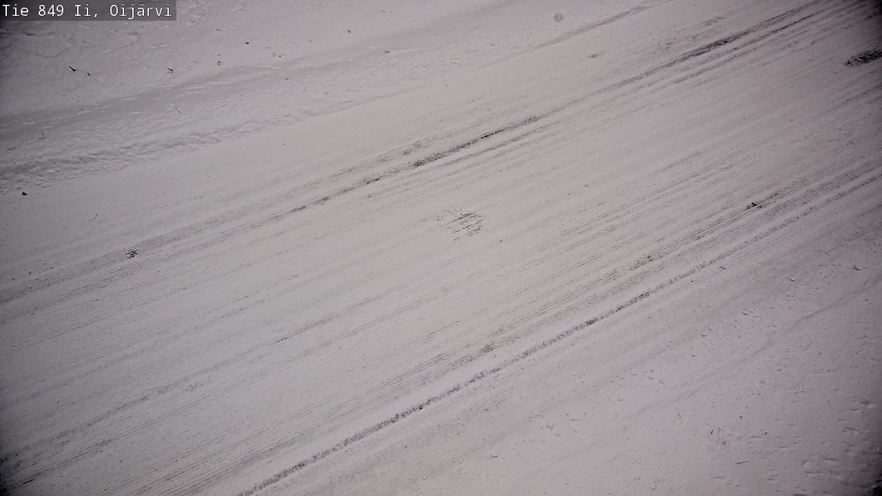 Weather Camera Image Väg 849 Ijo Oijärvi, Ii, Pohjois-Pohjanmaa