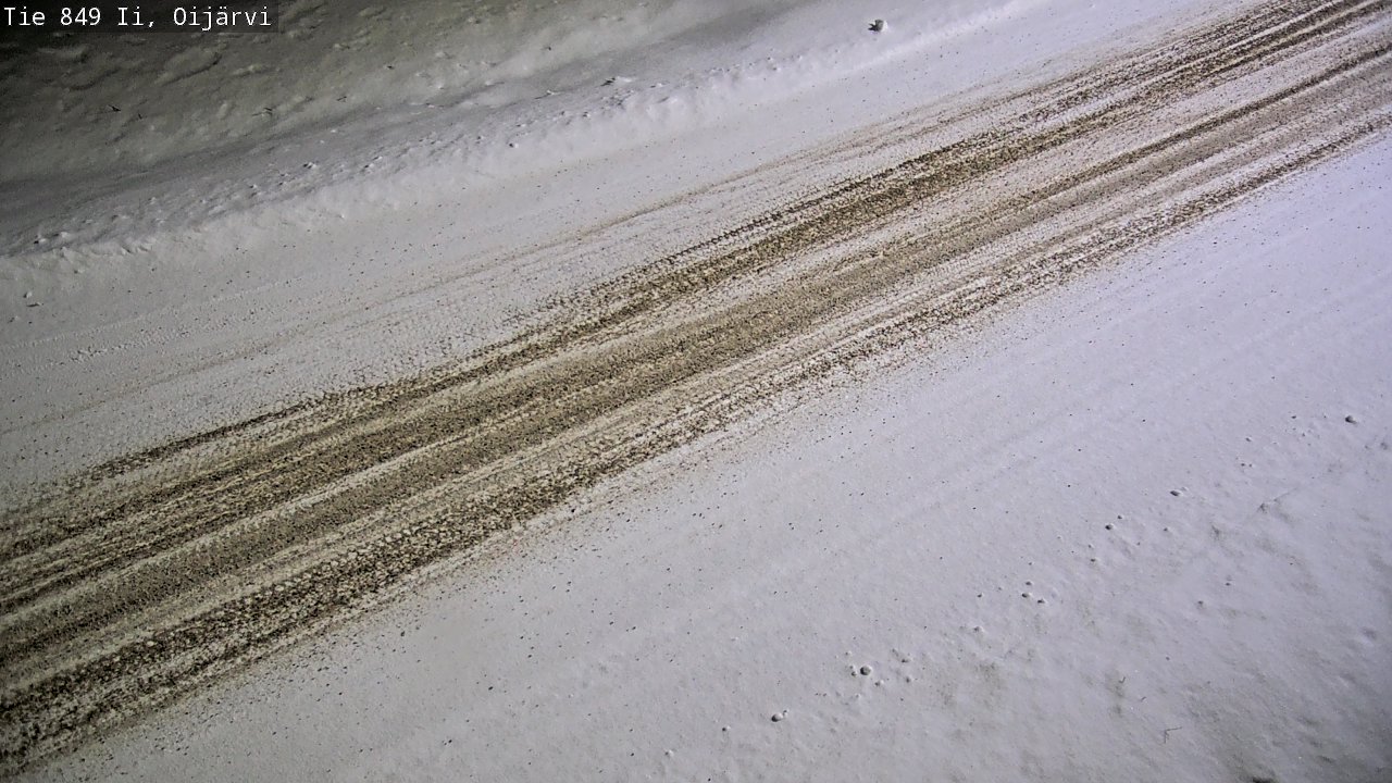 Weather Camera Image Väg 849 Ijo Oijärvi, Ii, Pohjois-Pohjanmaa