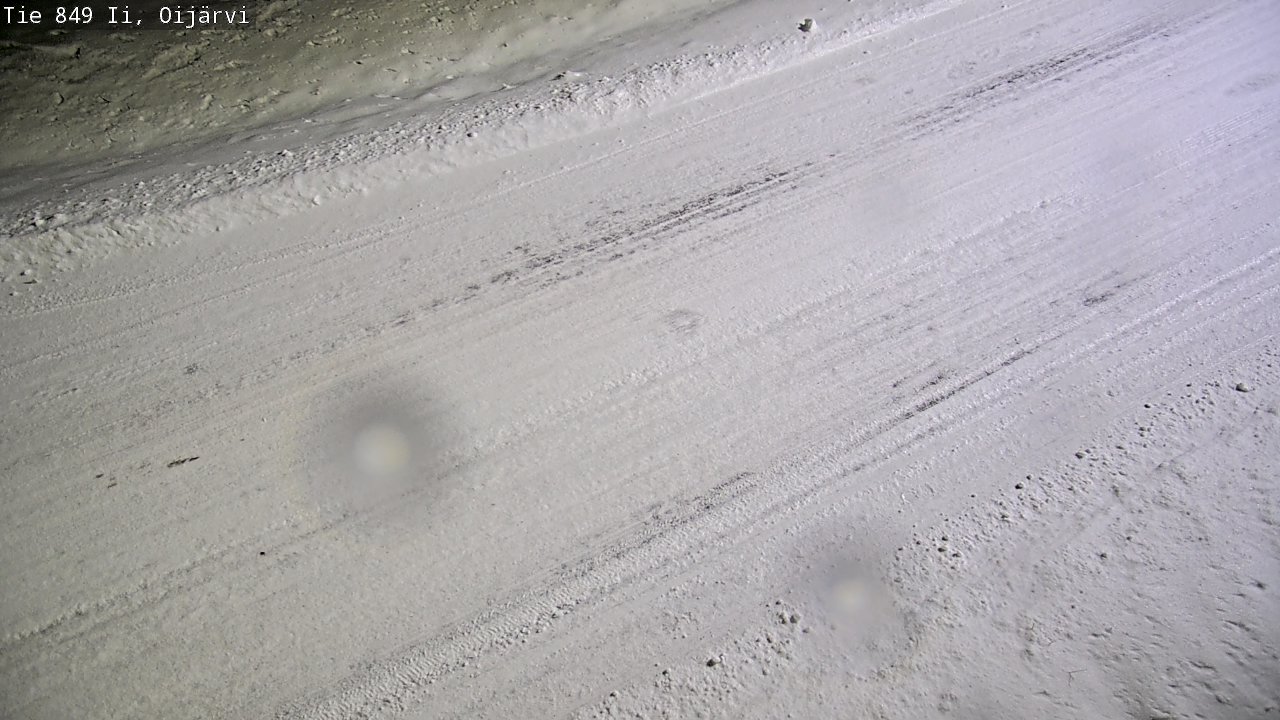 Weather Camera Image Väg 849 Ijo Oijärvi, Ii, Pohjois-Pohjanmaa