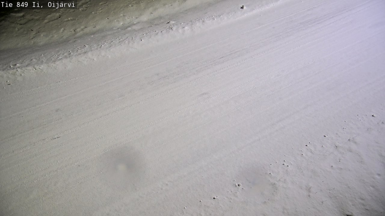 Weather Camera Image Väg 849 Ijo Oijärvi, Ii, Pohjois-Pohjanmaa