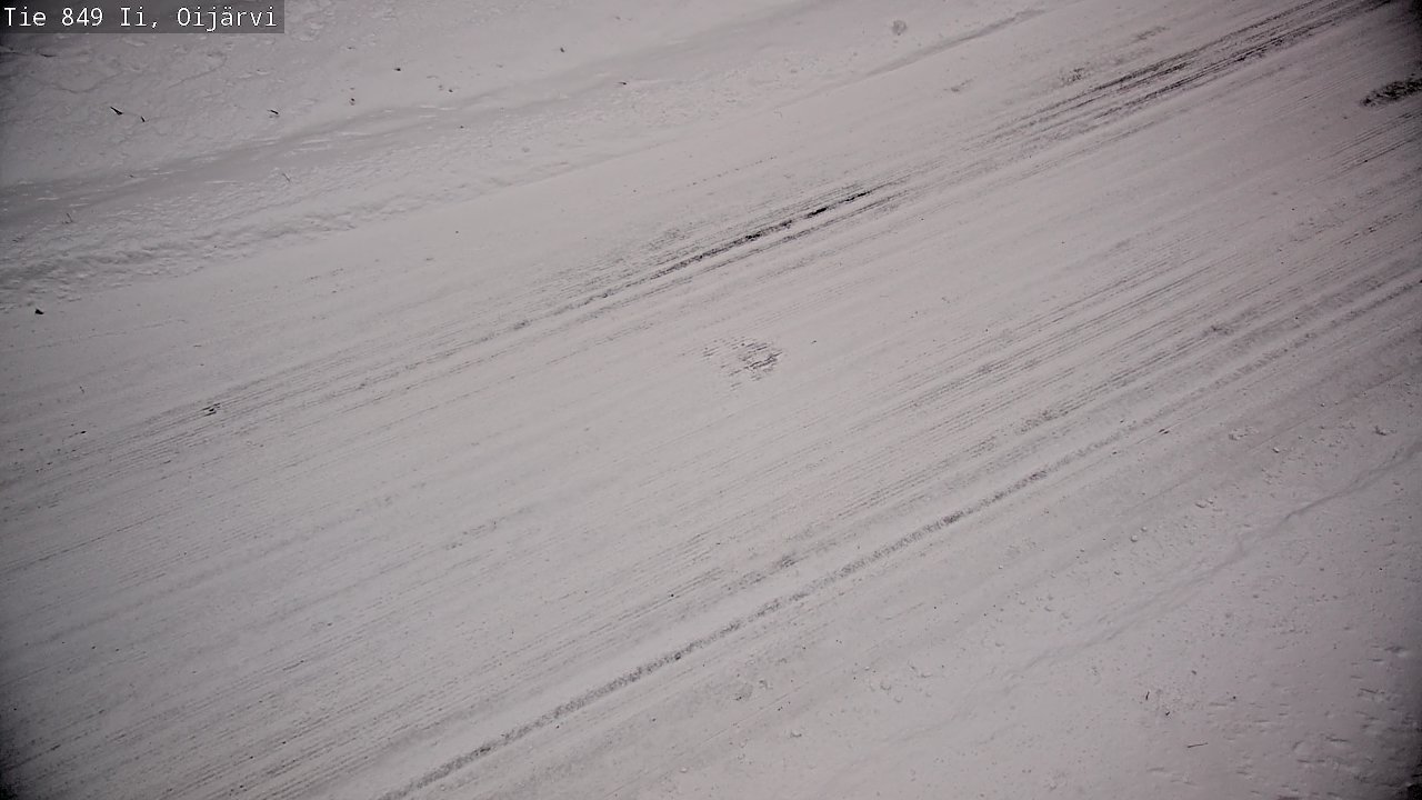 Weather Camera Image Väg 849 Ijo Oijärvi, Ii, Pohjois-Pohjanmaa