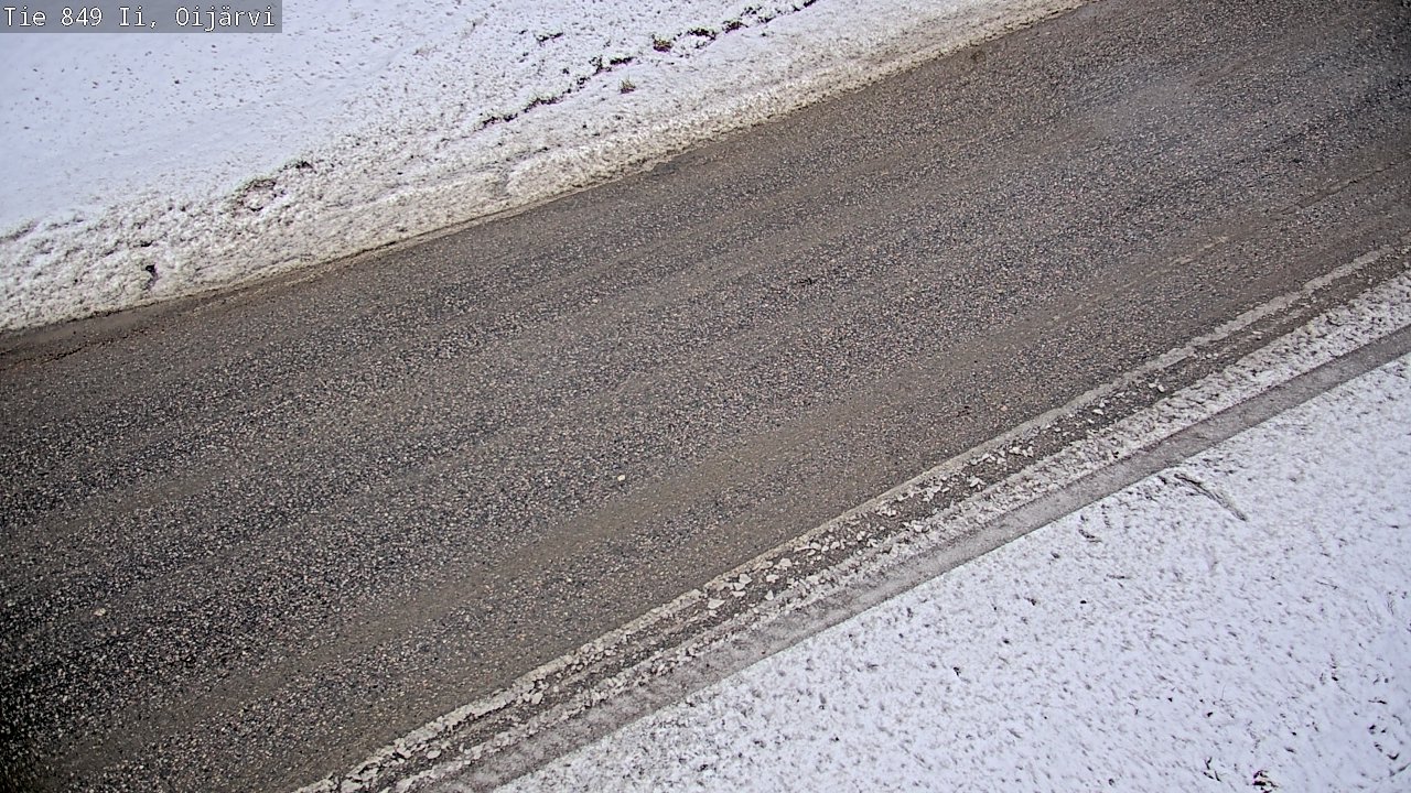 Weather Camera Image Väg 849 Ijo Oijärvi, Ii, Pohjois-Pohjanmaa