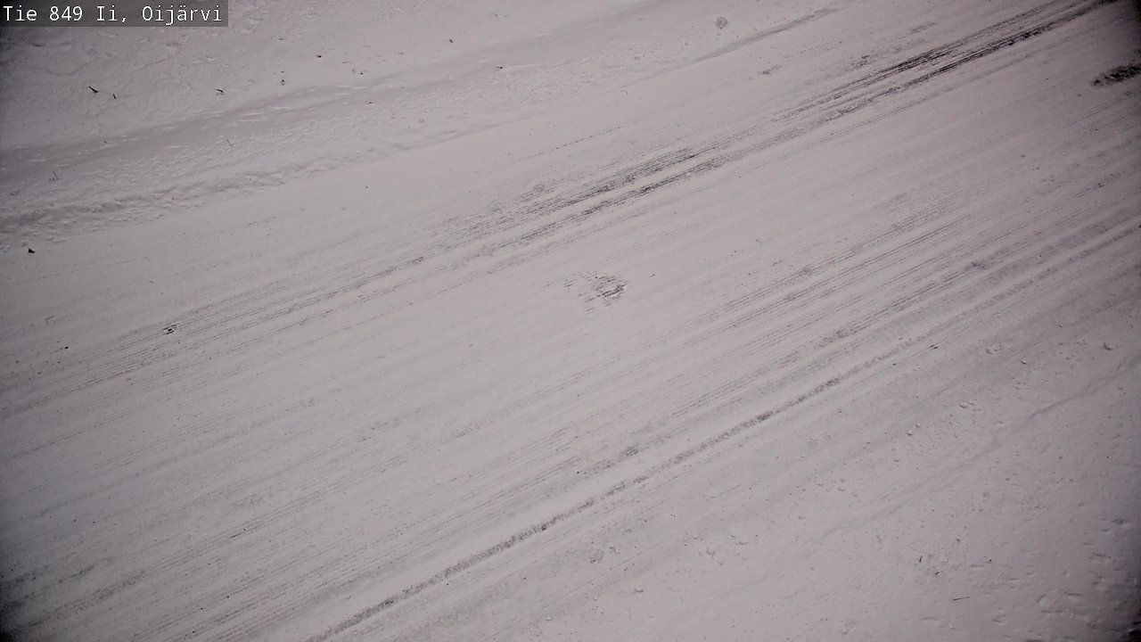 Weather Camera Image Väg 849 Ijo Oijärvi, Ii, Pohjois-Pohjanmaa