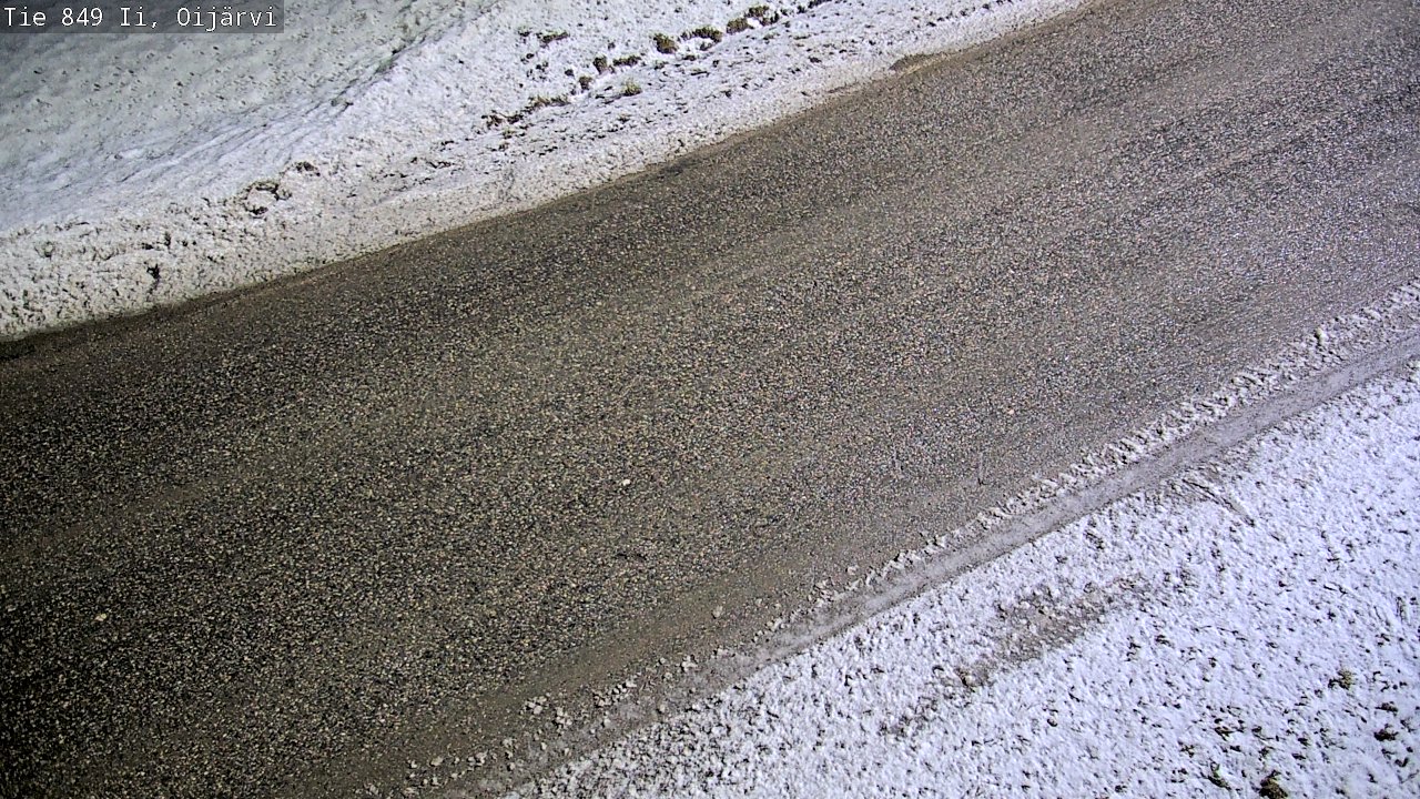 Weather Camera Image Road 849 Ii Oijärvi, Ii, Pohjois-Pohjanmaa