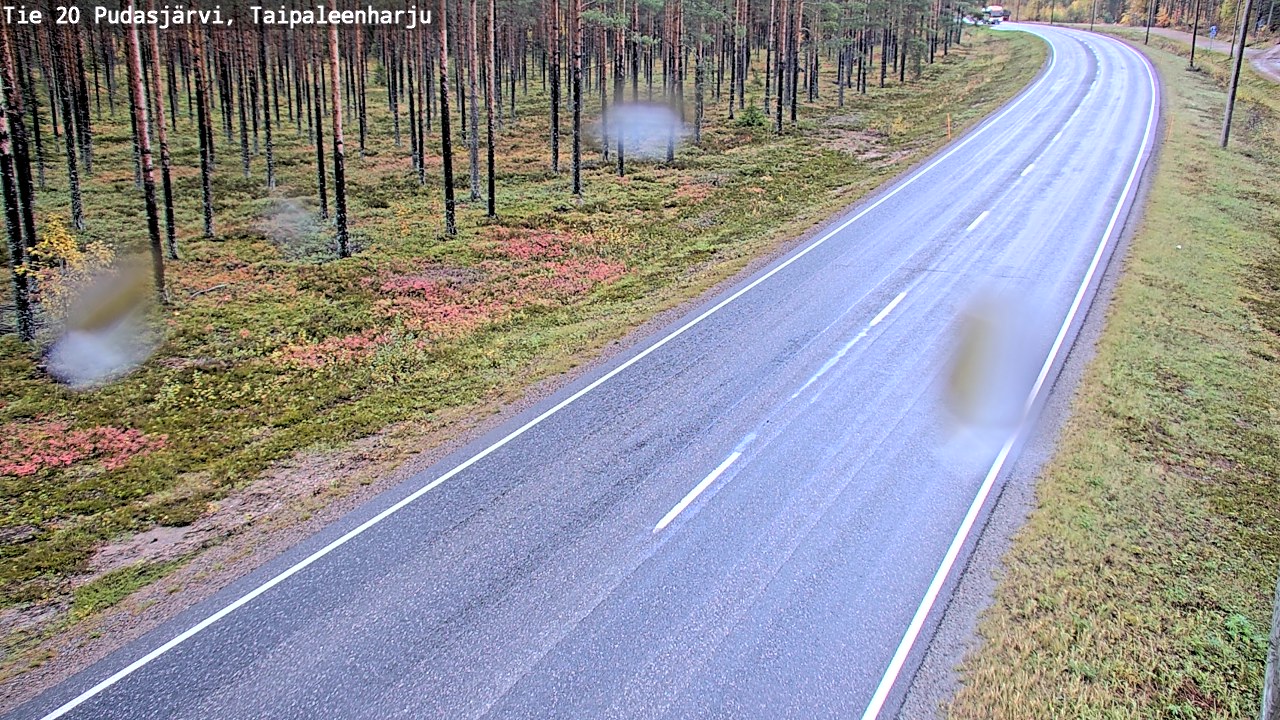 Kelikamerat Kuva Tie 20 Pudasjärvi, Taipaleenharju, Pudasjärvi, Pohjois-Pohjanmaa